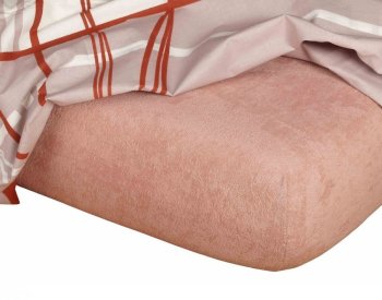 Froté prostěradlo béžová