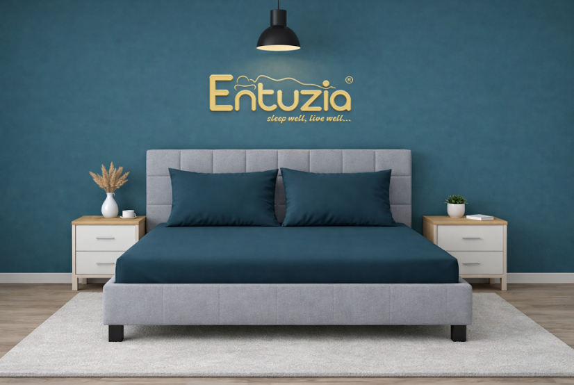 Prostěradlo Mako-Jersey s lycrou Petrolej - Rozměry: 90x200 cm jednolůžko