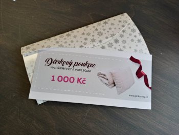 Dárkový poukaz na 1000 Kč