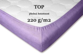 Froté prostěradlo fialová
