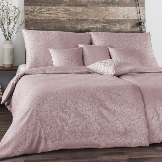 Povlečení TENCEL Větvičky starorůžová - Rozměry: 140x200 + 70x90 cm (standard)