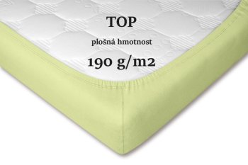 Jersey prostěradlo hrášková