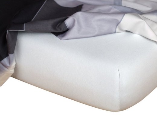 Jersey prostěradlo stříbrná - Rozměry: 60x120/10 cm postýlka