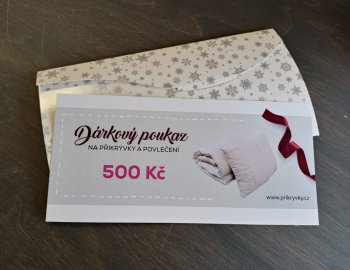 Dárkový poukaz na 500 Kč