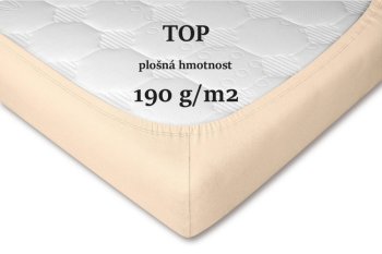 Jersey prostěradlo banán
