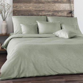 Povlečení TENCEL Bamboo dreams šedozelená