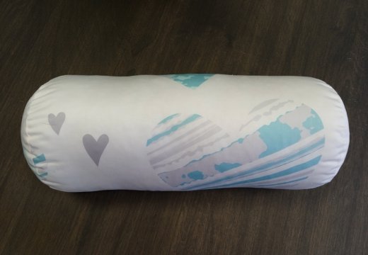 Váleček velký barevný - Rozměry: váleček délka 40 cm průměr 20 cm