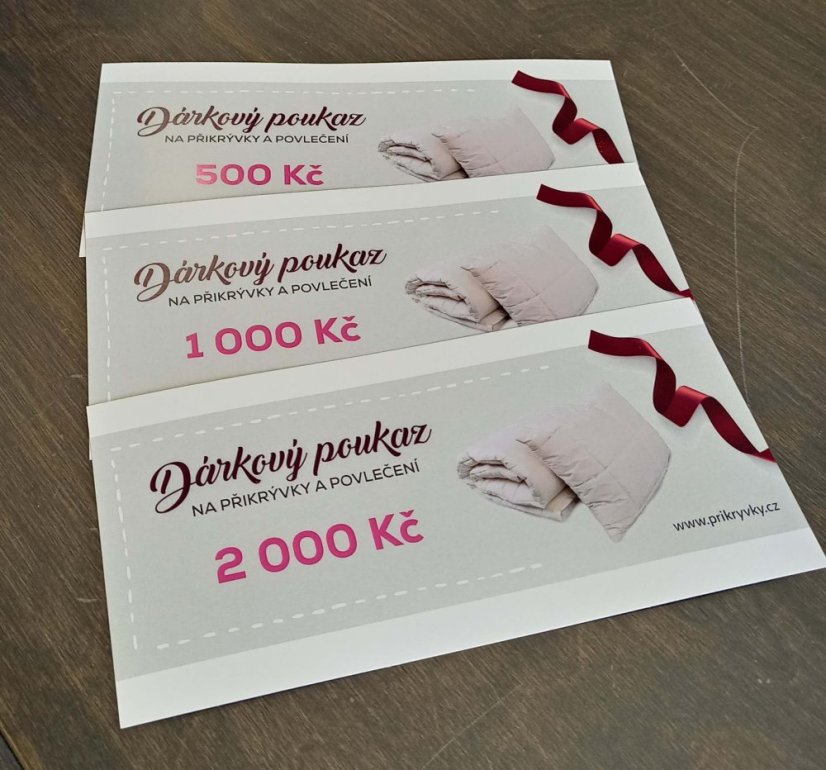 Dárkový poukaz na 1000 Kč