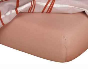 Jersey prostěradlo béžová
