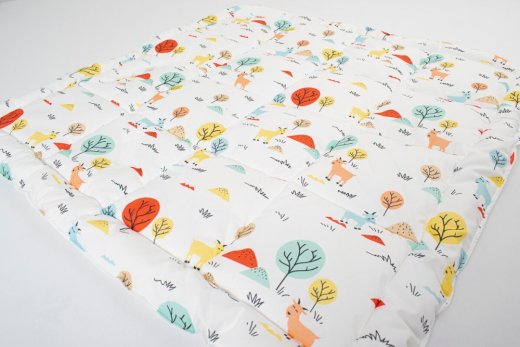 Rychlozavinovačka kozička s kopečky - Rozměry: 75x75 cm, suchý zip