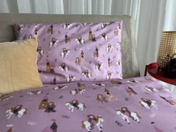 Dětské povlečení bavlněný popelín princezny