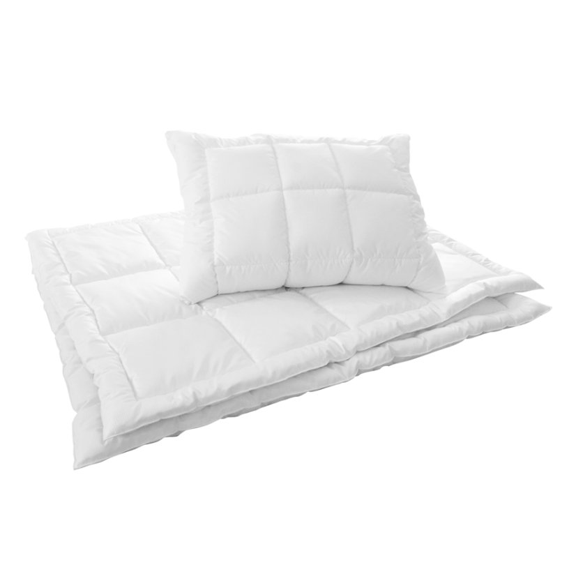 SET Přikrývka celoroční + Prošívaný polštář DeLuxe - Rozměry: 140x200 + 70x90 cm (standard)