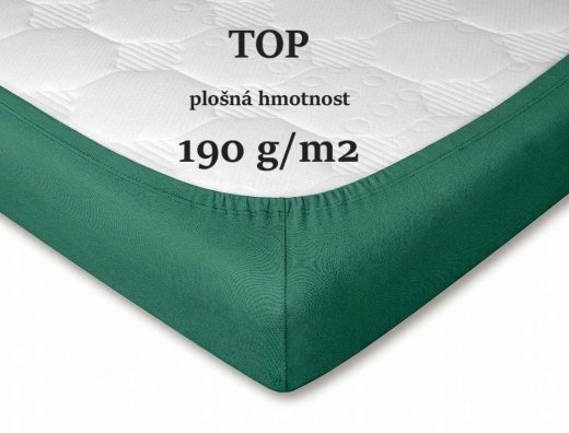 Jersey prostěradlo šalvějová - Rozměry: 60x120/10 cm postýlka