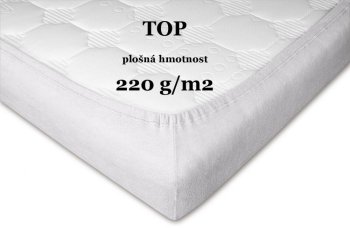 Froté prostěradlo stříbrná