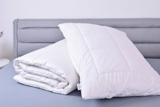 SET Z OVČÍ VLNY letní přikrývka + Vlněný polštář - Rozměry: 140x200 + 70x90 cm (standard)