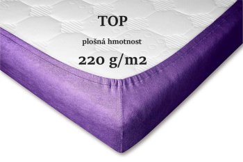Froté prostěradlo purpur