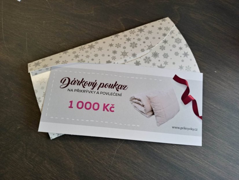 Dárkový poukaz na 1000 Kč