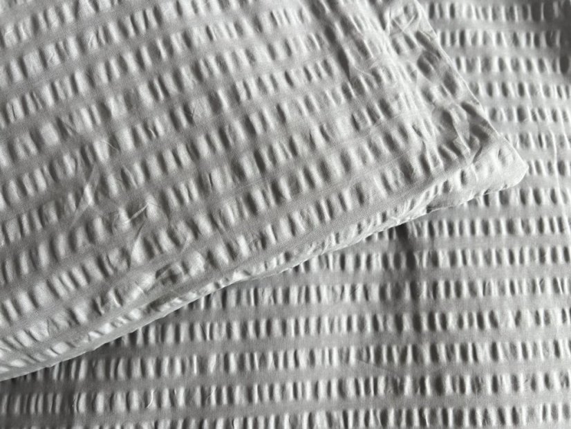 Krepové povlečení jednobarevné šedé - Rozměry: 140x200 + 70x90 cm (standard)