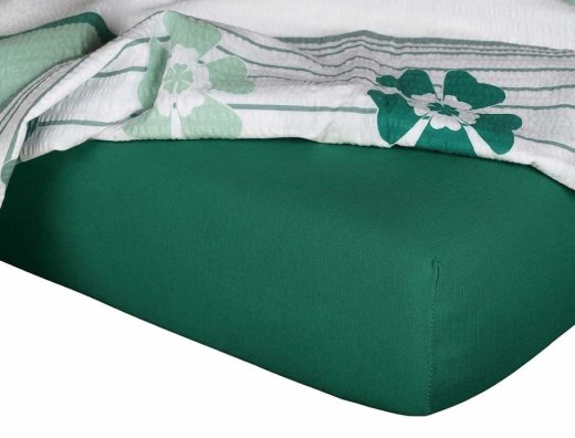 Jersey prostěradlo šalvějová - Rozměry: 60x120/10 cm postýlka