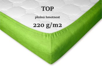 Froté prostěradlo kiwi