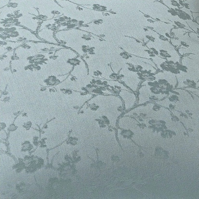 Povlečení TENCEL Sakura šedomodrá - Rozměry: 140x200 + 70x90 cm (standard)