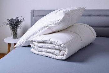 SET Z OVČÍ VLNY Celoroční přikrývka + Kombinovaný polštář