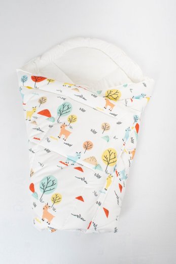 Rychlozavinovačka kozička s kopečky - Rozměry: 75x75 cm, suchý zip