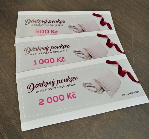 Dárkový poukaz na 1000 Kč