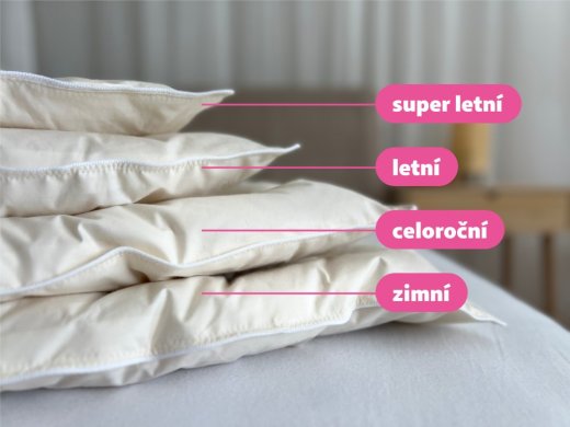 Super letní přikrývka z ovčí vlny růžová - Rozměry: 140x200 cm standardní