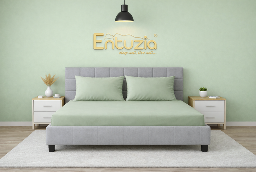 Prostěradlo Mako-Jersey s lycrou Pistácie - Rozměry: 90x200 cm jednolůžko